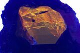 Fluorescent Zircon Crystal in Biotite Schist - Norway #175869-3